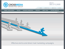 Tablet Screenshot of crossmediamg.com